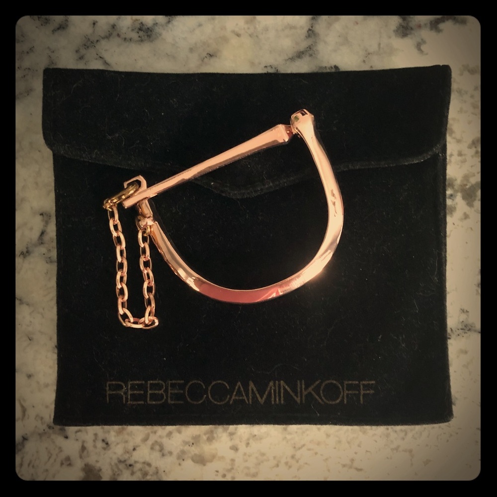 Rebecca Minkoff bracelet - stunning rose gold